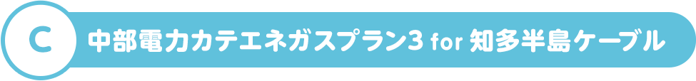 C 中部電力カテエネガスプラン3 for 知多半島ケーブル